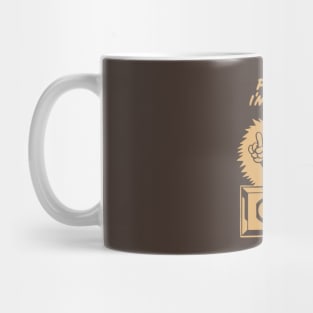 plug in reddy kilowatt brown Mug